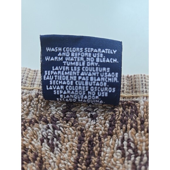 Vtg Ralph Lauren ARAGON Hand Towel Cheetah Leopard Print 16" X 29" - Picture 5 of 5